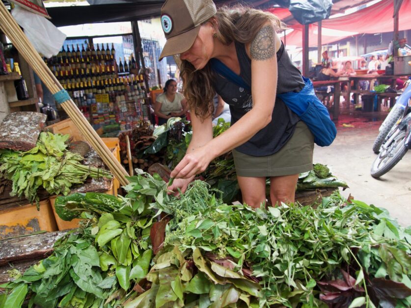 Jessica at Belen Market in Peru
